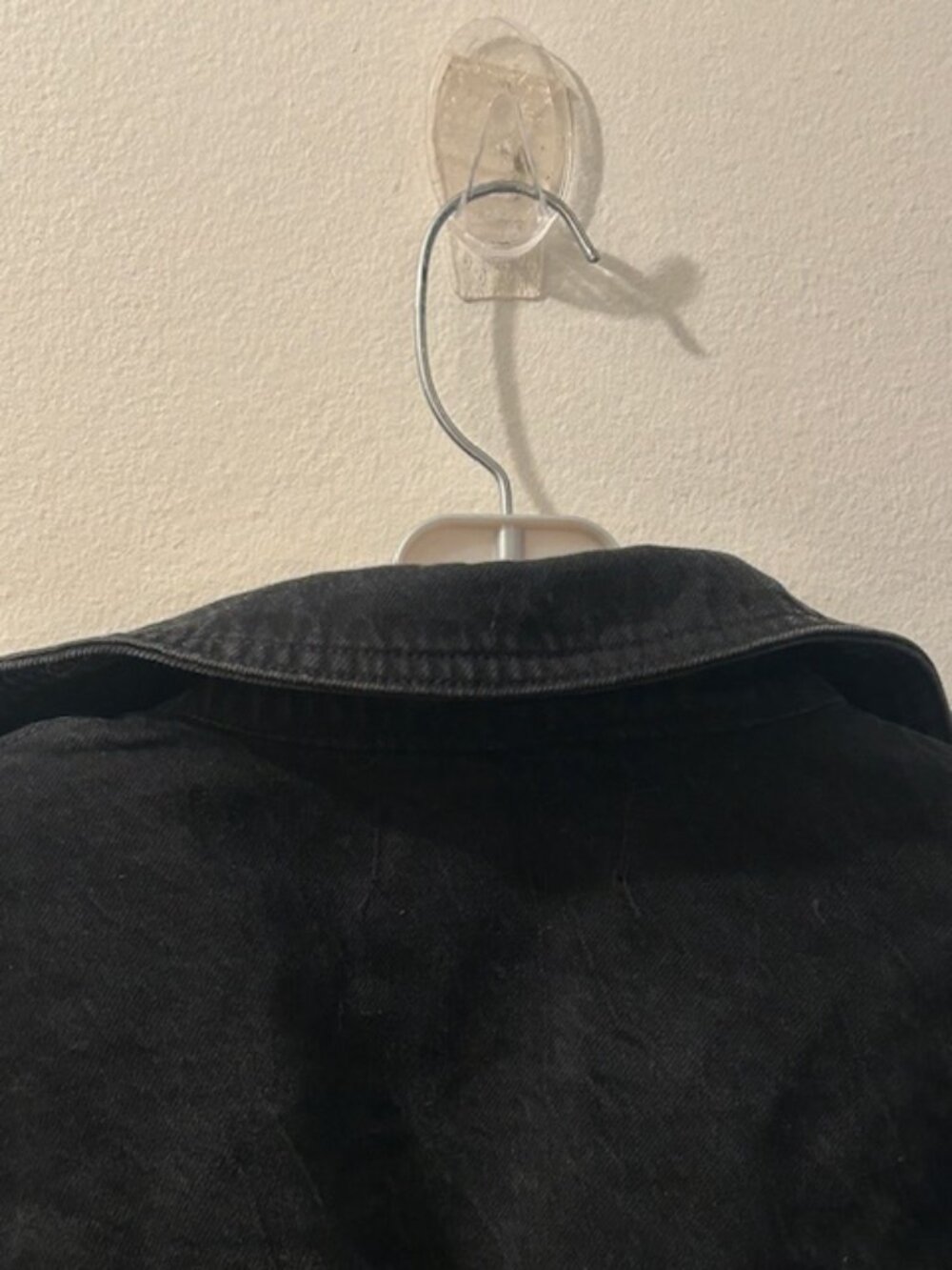 We the Free Free People Chain of Command Black Denim Fray Fitted Mini Dress NEW - Picture 12 of 16